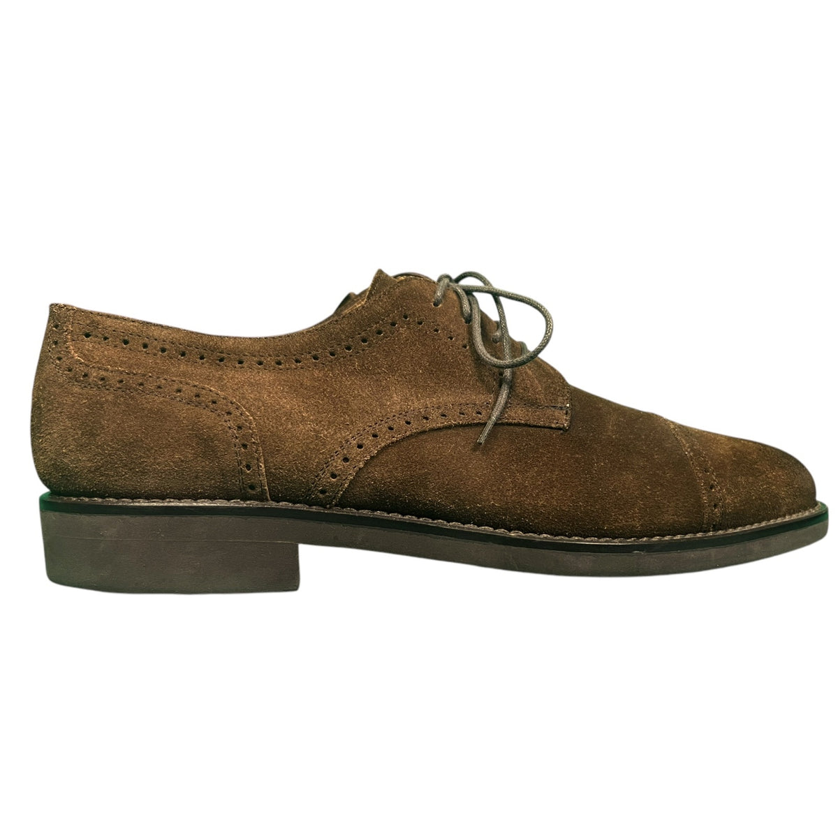 Bruno Magli Talbot Lace Up Brown Suede Men's 10.5 Oxfords Work Office Going Out