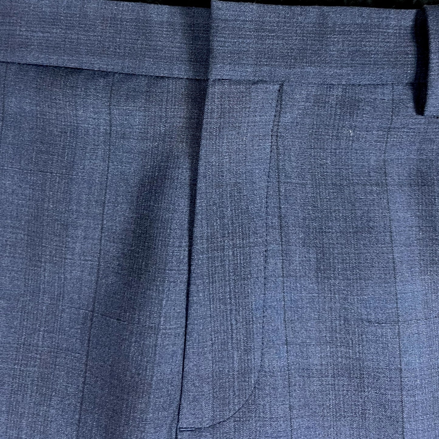 Theory Blue Multi Kingston Wool Plaid Pants 38x28 $265 Retail Work Office NWT*