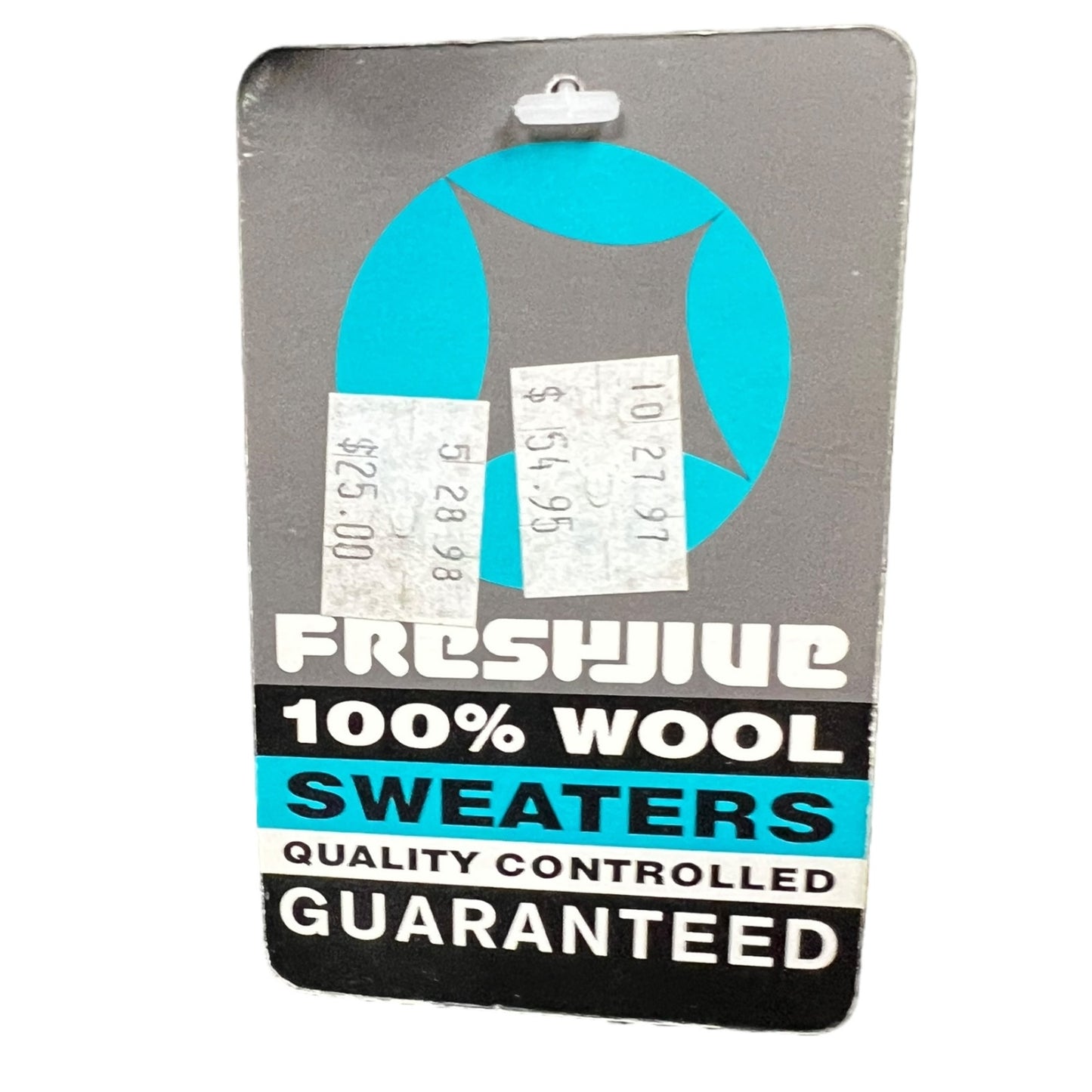 Vintage 90s Freshjive Men's M Wool Quarter Zip Skater Skateboarding Sweater NWT