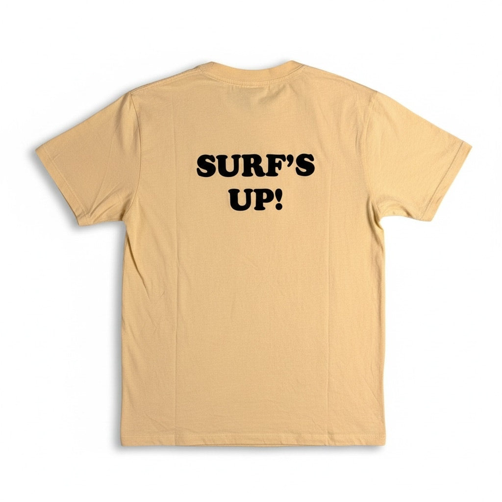 Sandro x Peanuts Snoopy Surf's Up! Yellow T-Shirt - $200 Retail
