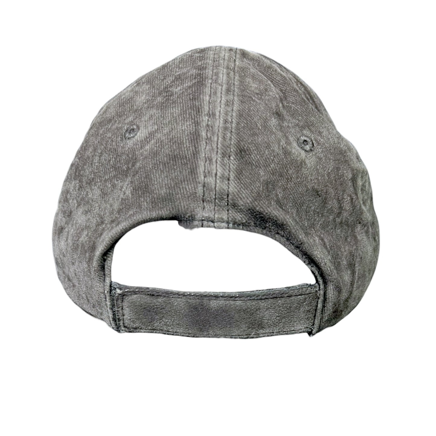 Men's Alexander Wang Gray on Gray Distressed Strapback Hat - Size 4
