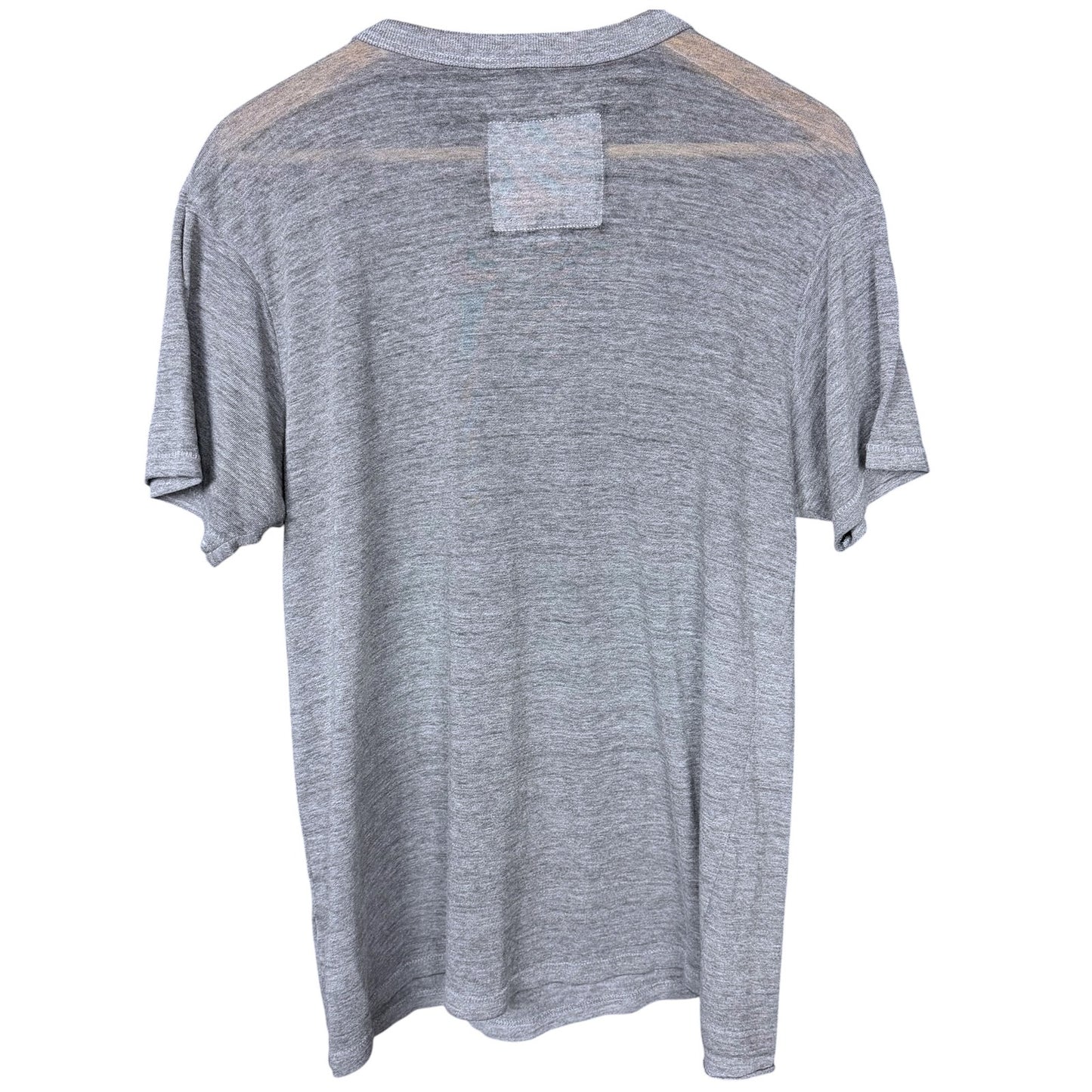 Marc by Marc Jacobs Anarchy Fist Men's Large Gray T-Shirt Cotton Stretch Luxury