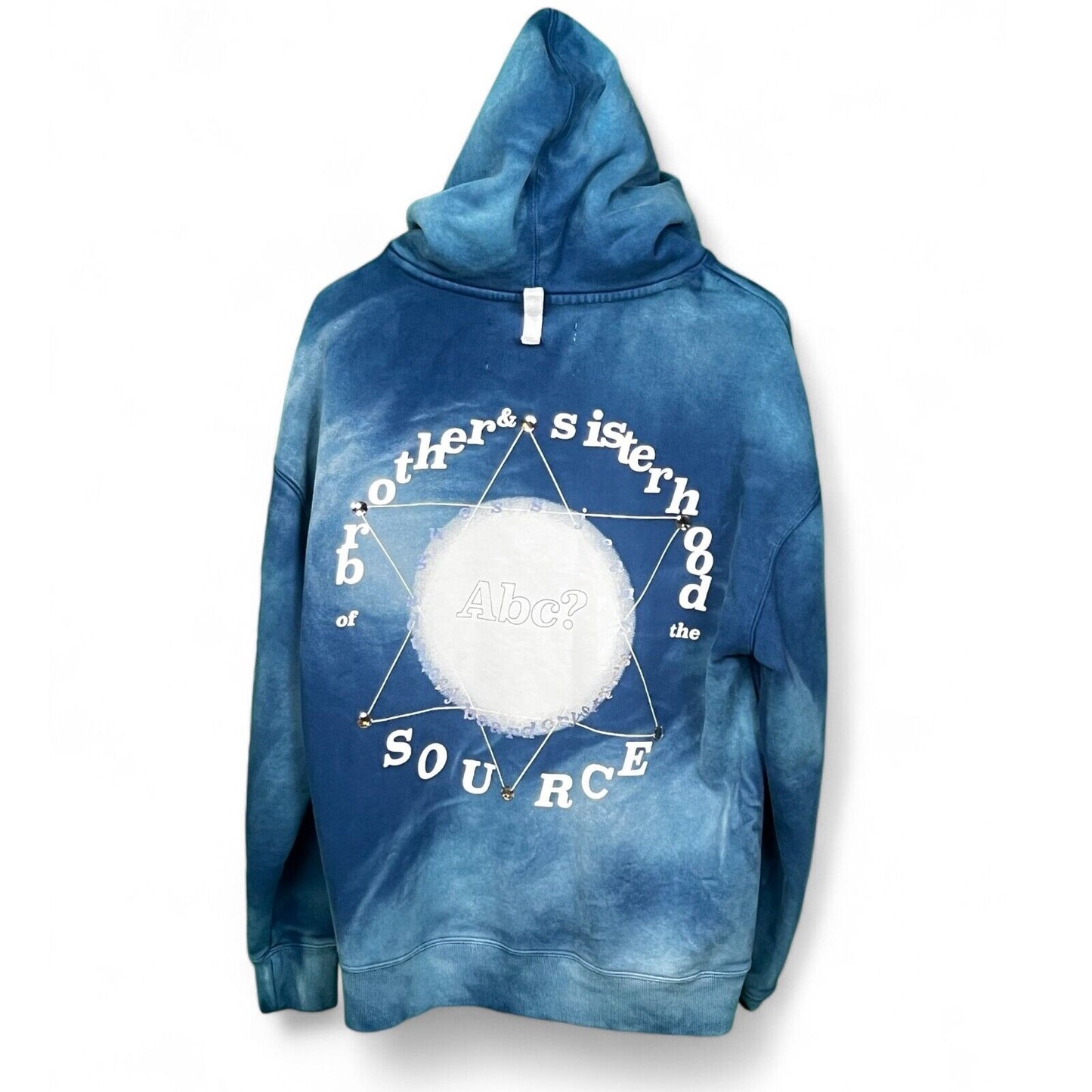 Advisory Board Crystals Source Pullover Hoodie Men's Medium Blue Tie Dye ABC 123