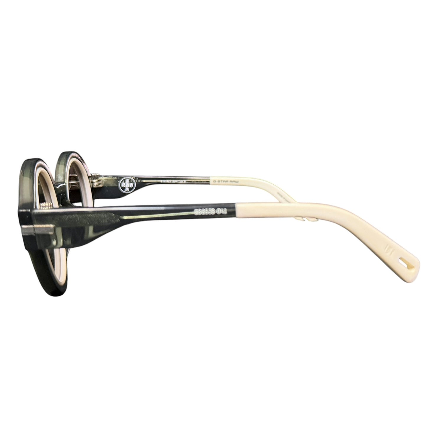 G-Star RAW GS653S Big Booler Wilton GS653S-041 Round Sunglasses Green Gray