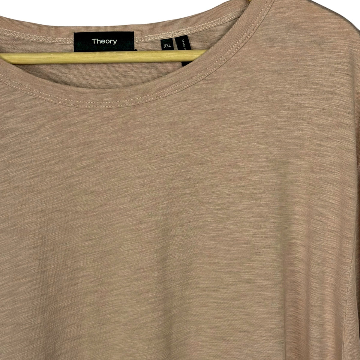 Theory Brown Burnt Orange Men's XXL Cosmos Essential Tee T-Shirt Quiet Luxury