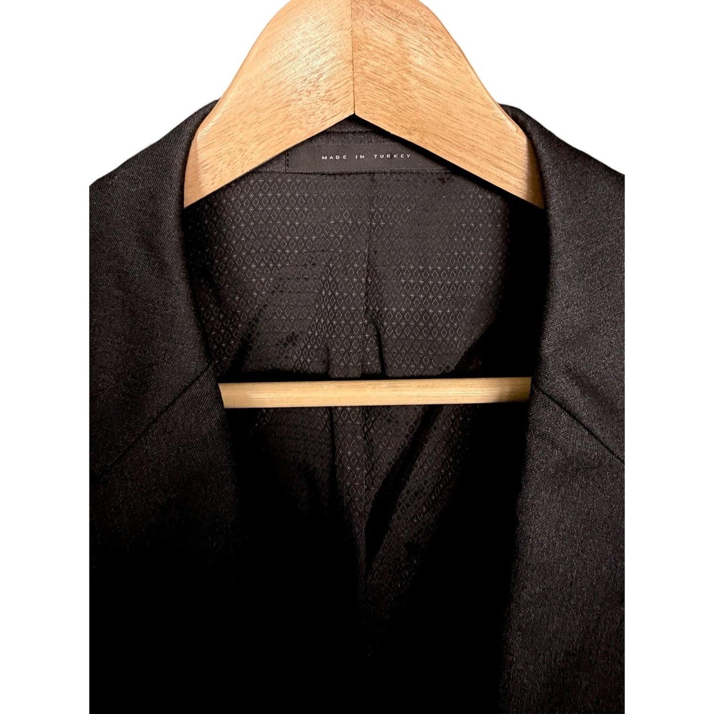 Hugo Boss Blazer Mens 42R Reda Italy Super 100 Virgin Wool Dark Gray Sport Coat
