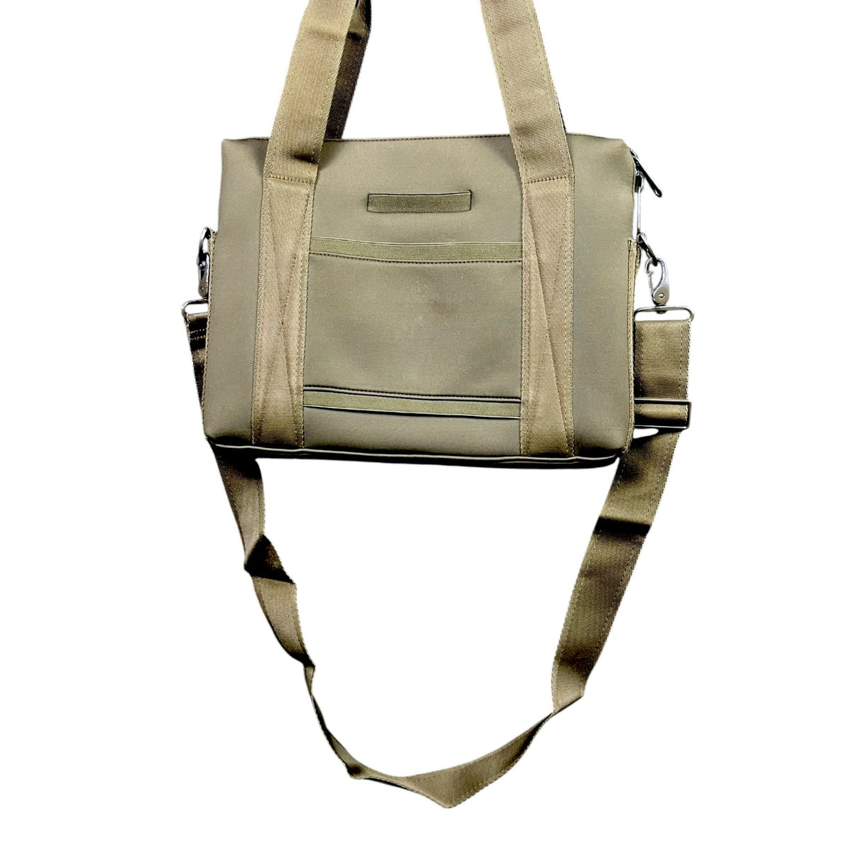 Dagne Dover Ryan Laptop Bag Olive Green Minimalist Work Travel Preppy 15"Wx12"H