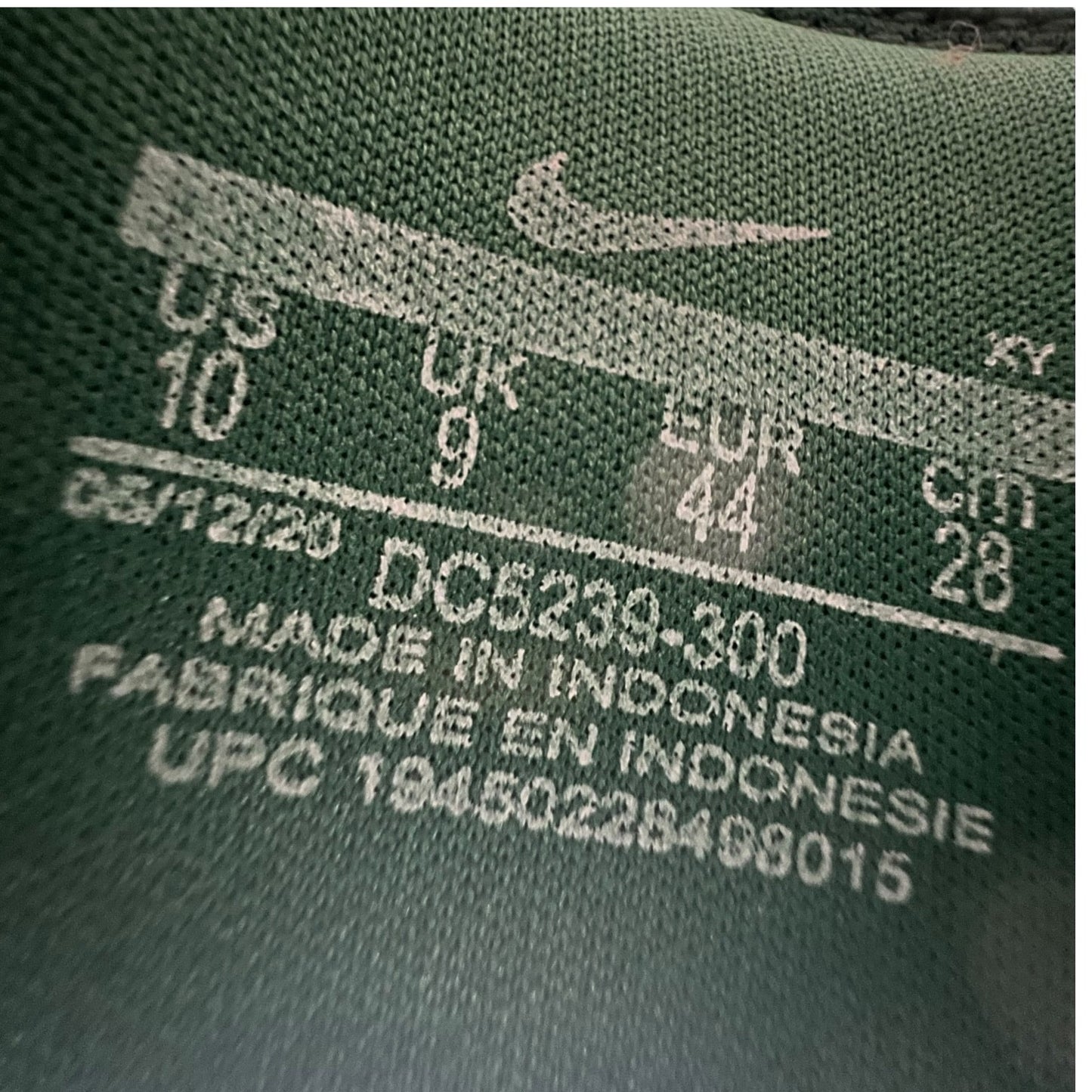 Nike x Stussy Men's Benassi Green Slides