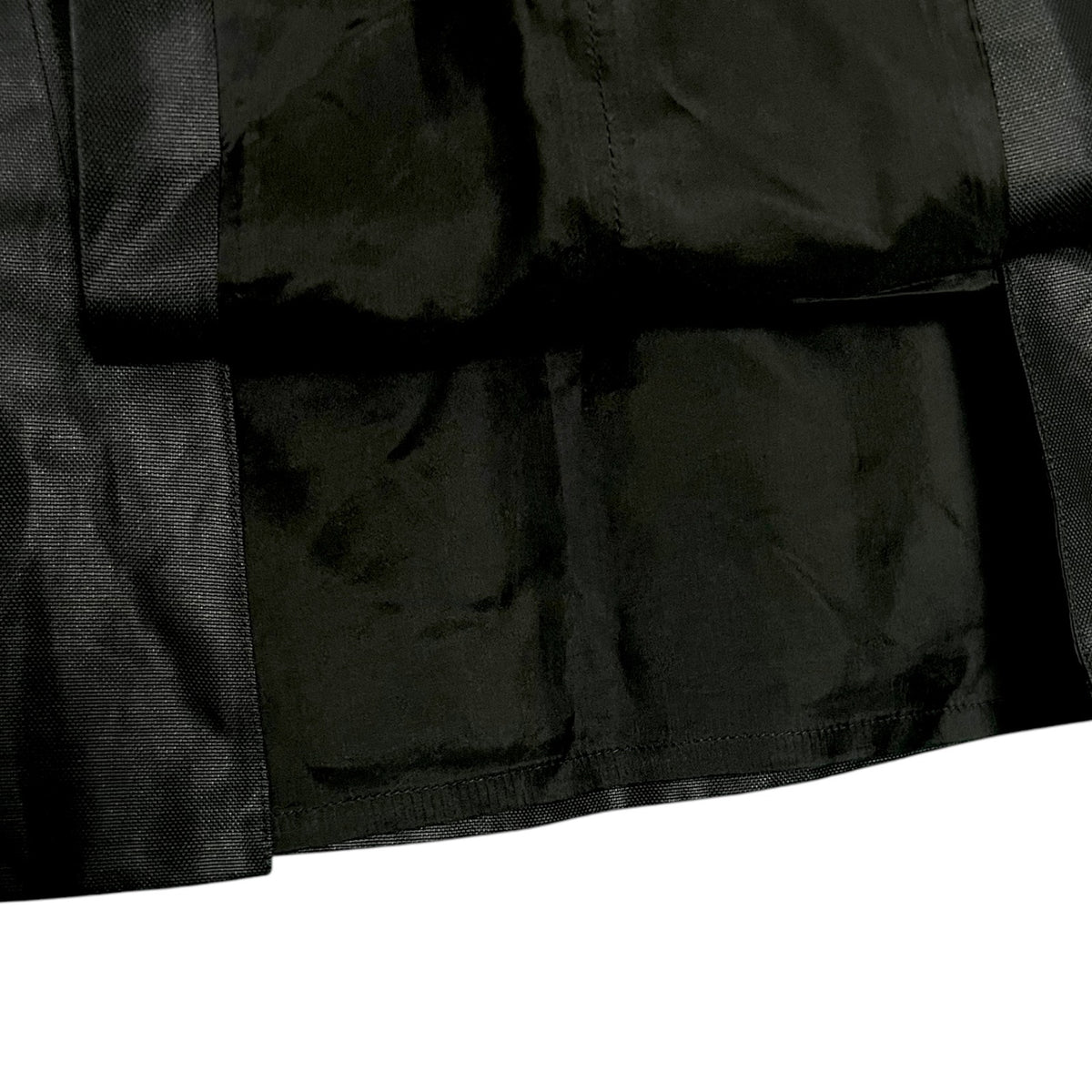 Gianni Versace Black Nylon Mini Skirt EU 42 US 12 Luxury Glam Vintage 90s
