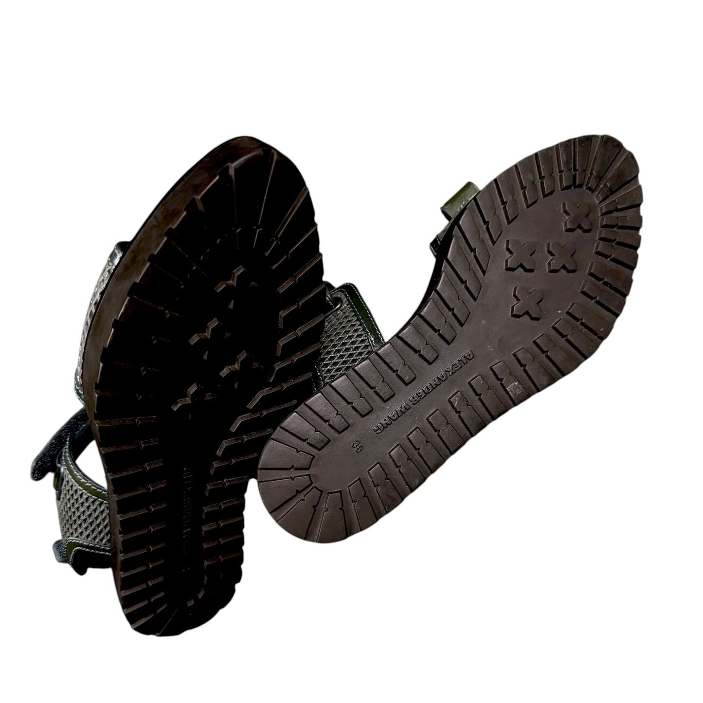 Alexander Wang Dark Green Karlie Sandals - $395 Retail