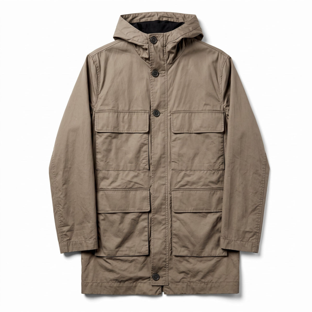 Marni x H&M Hooded Field Utility Parka Jacket $225 Retail 36R Gorpcore Outdoors