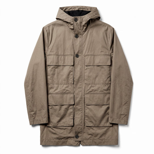 Marni x H&M Hooded Field Utility Parka Jacket $225 Retail 36R Gorpcore Outdoors