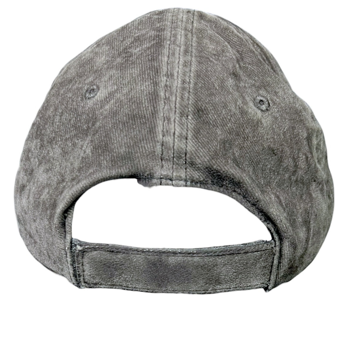 Alexander Wang Dark Gray Distressed Strapback Hat Men's EU 4 Luxury Adjustable