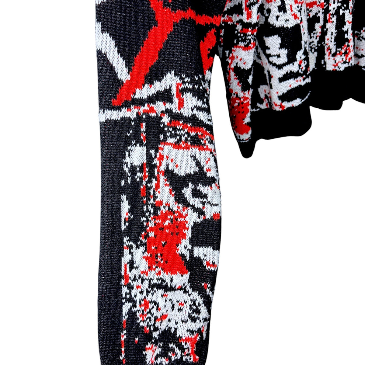 Racer Worldwide RWW Red Black Heavyweight Knit Sweater Men's Medium Streetwear