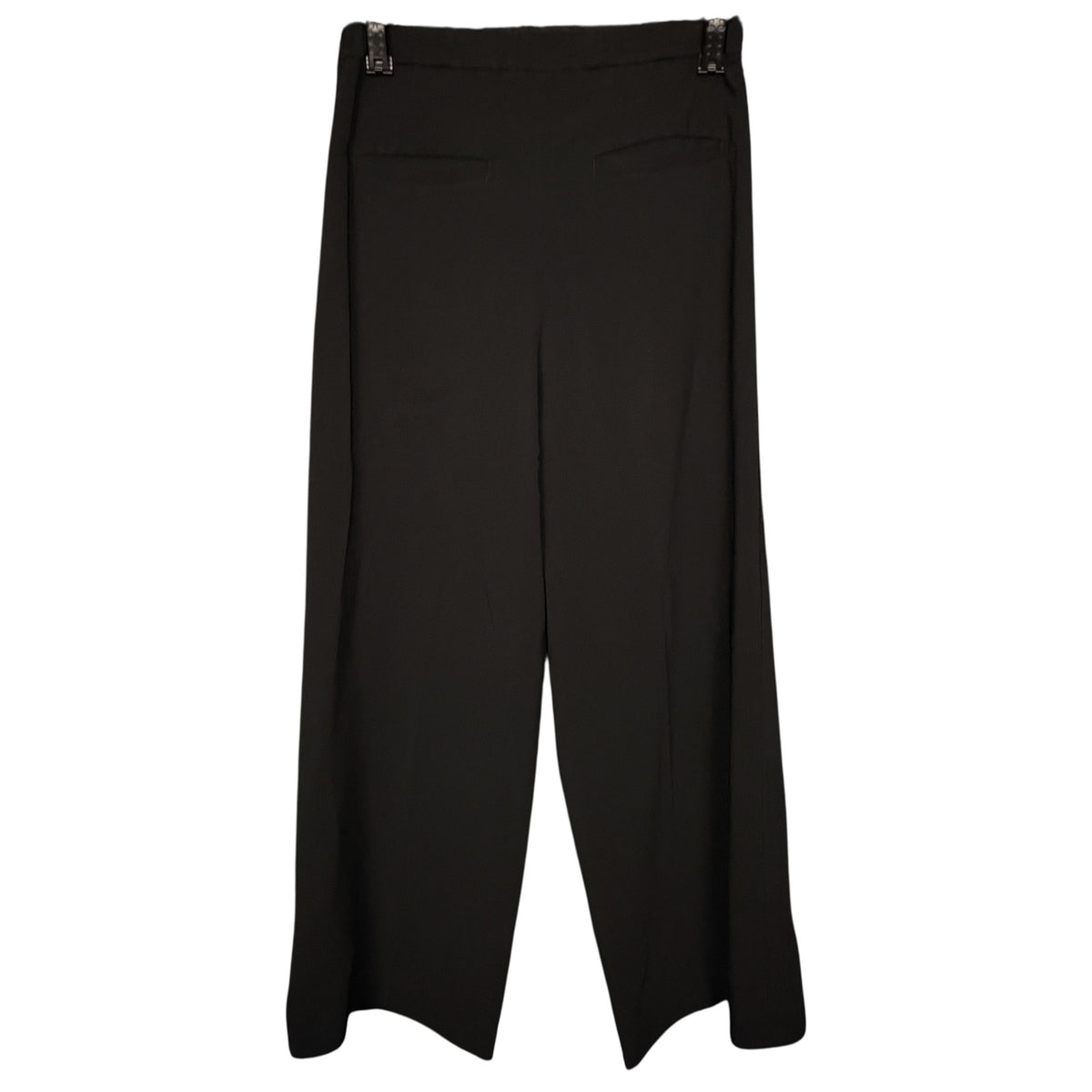 08Sircus Japan Black Wide Leg Elastic Waist Black Women's Pants $300 Retail