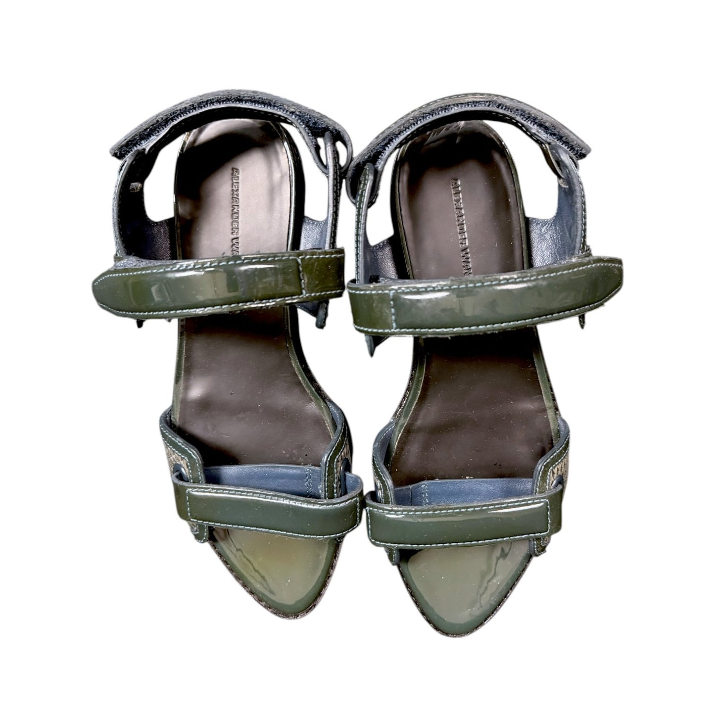 Alexander Wang Dark Green Karlie Sandals - $395 Retail