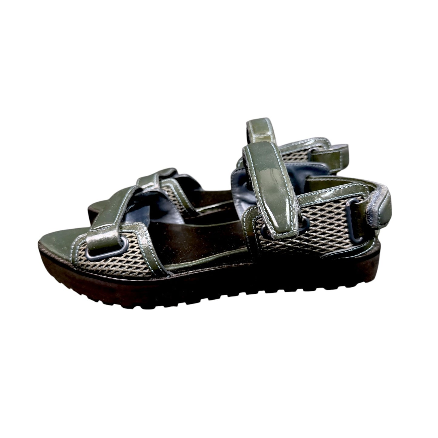 Alexander Wang Dark Green Karlie Sandals - $395 Retail