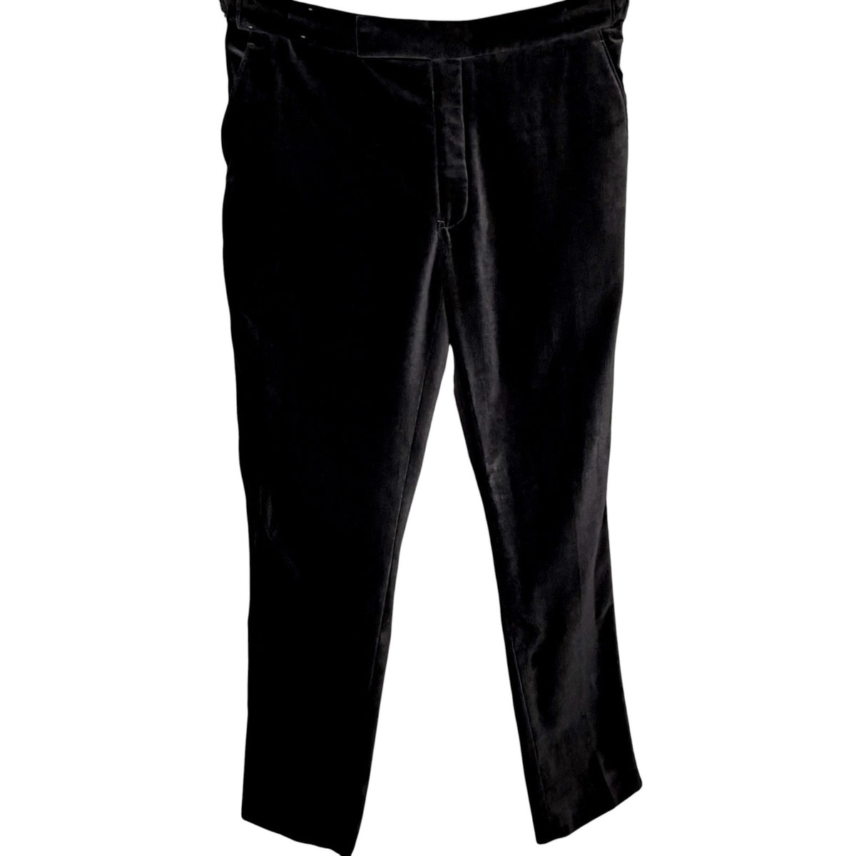 Vintage Polo Ralph Lauren Men's 36x32 Black Velvet Dress Pants Preppy Holiday