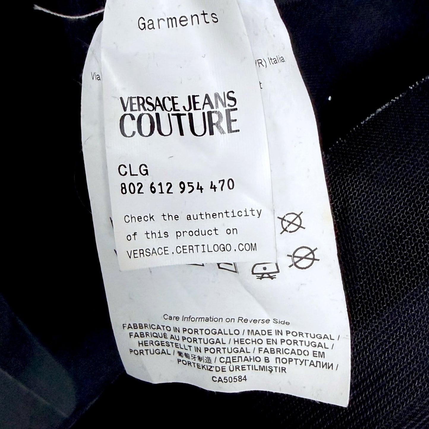 Versace Jeans Couture Women's Medium Mesh Over Tank Top Graphic T-Shirt Blouse