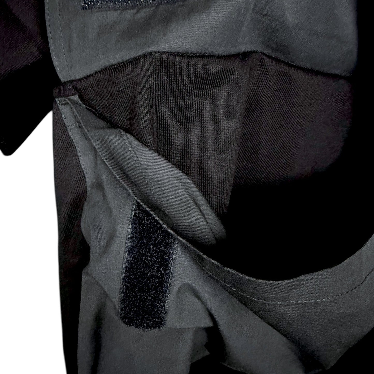G-Star RAW Mens Black Fabric Mix Boxy T-shirt Oversize Fit Pouch Sold Out NWT S