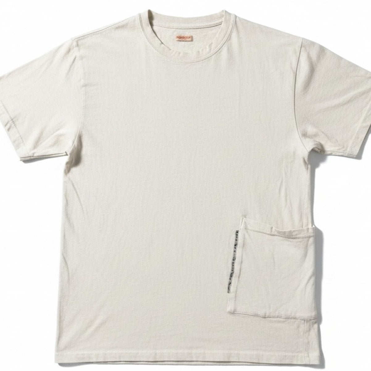 Kapital Kountry Side Pocket Men's Small Natural Cotton T-Shirt Streetwear Japan