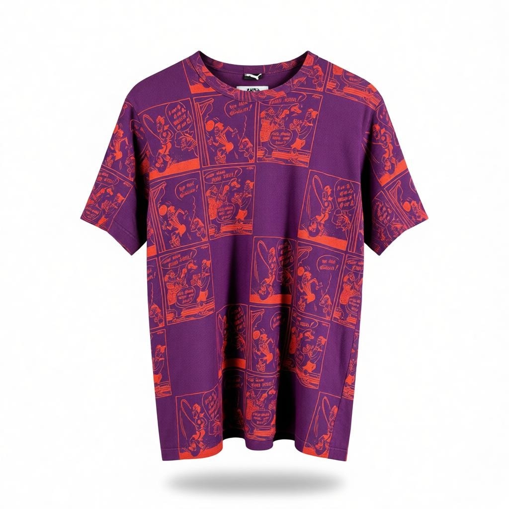 Comme Des Garcons Man x Eye Junya Watanabe Puma German Comic 2011 Collab T-Shirt