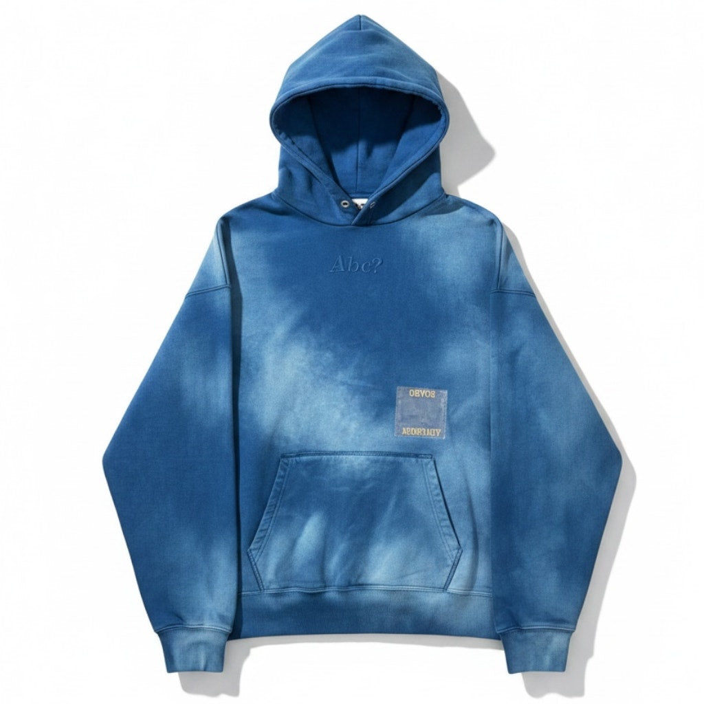 Advisory Board Crystals Source Pullover Hoodie Men's Medium Blue Tie Dye ABC 123