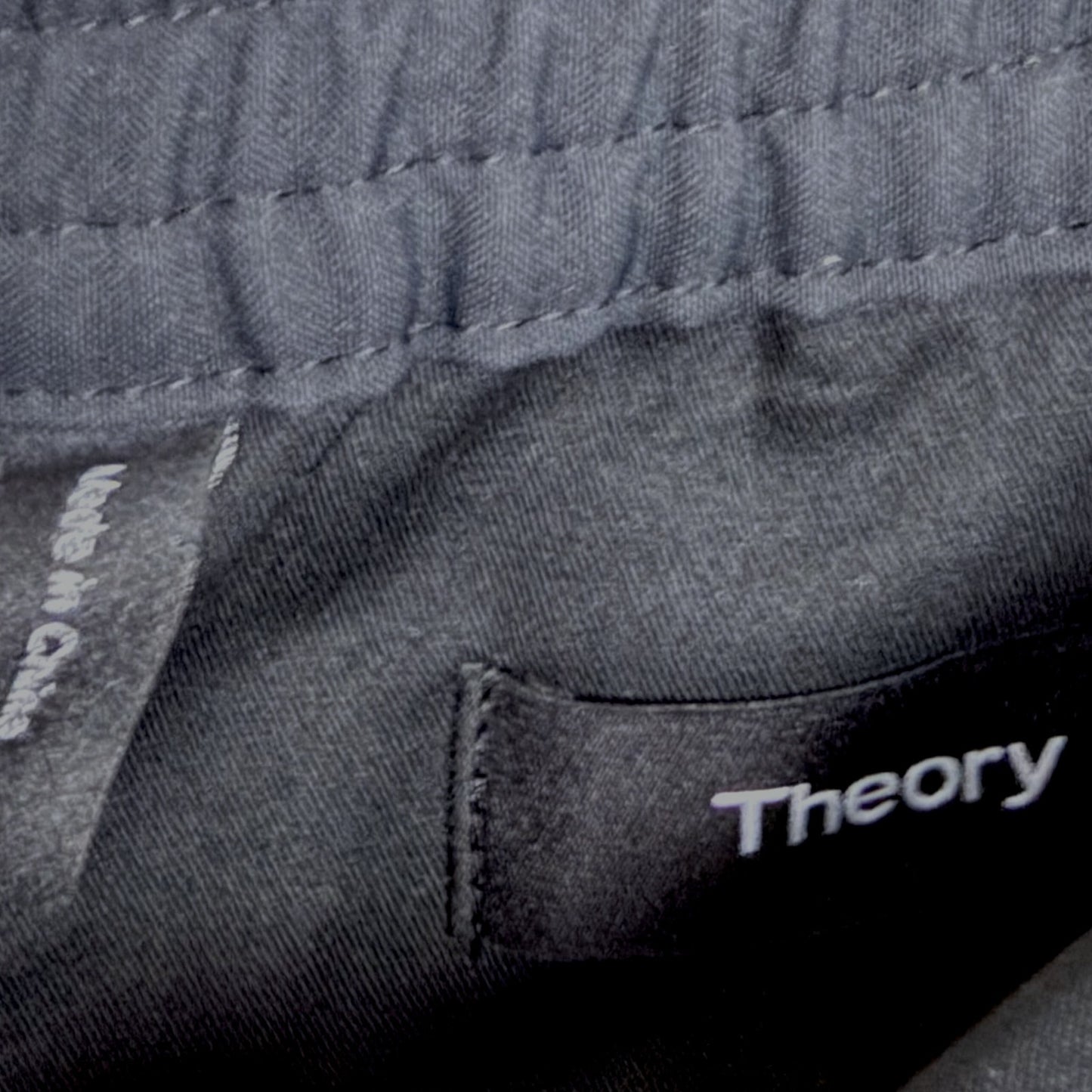 Theory Pants Mens Large Black Tech Suiting Slim Jogger Stretch City Snow Pants