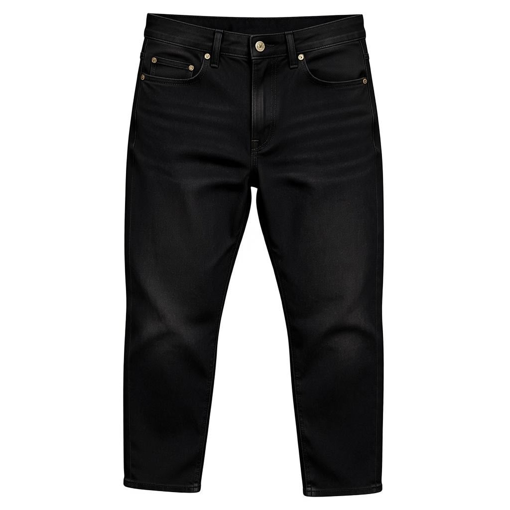 Acne Studios River Stay Black Slim Tapered Jeans - $410 Retail